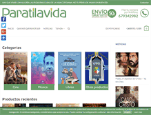 Tablet Screenshot of paratilavida.com